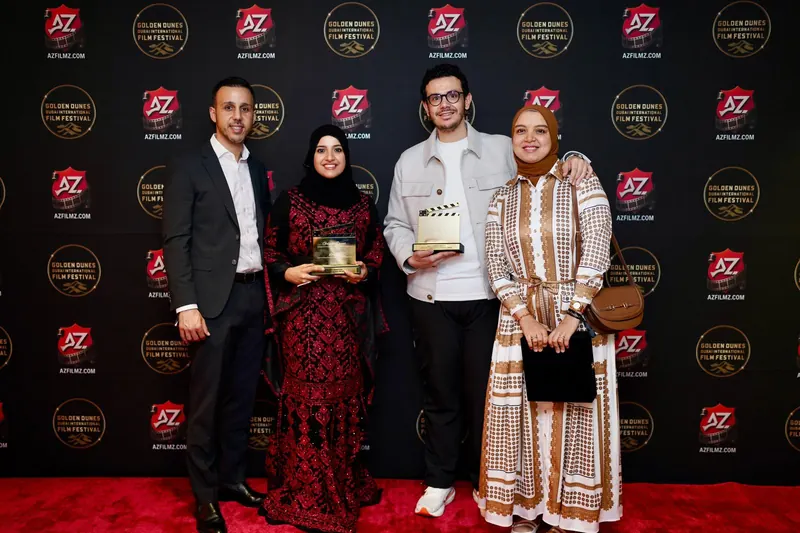 Award winners photographed on the 2025 red carpet